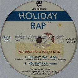 画像1: M.C. Miker "G" & Deejay Sven ‎/ Holiday Rap  YYY40-896-5-5