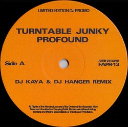 画像1: $$ Profound / Turntable Junky (Remixes) FAPR-13 YYY271-3166-4-4