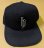 画像1: DJ HONDA HAT 黒 白の縁どりロゴ 帽子 CAP (刺繡あり) Y1 　後程済 YN (1)