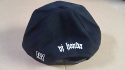 画像2: DJ HONDA HAT 黒 帽子 CAP (刺繡あり) Y1 後程済