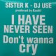 $ SISTER K / I HAVE NEVER SEEN * Don't wanna cry (WQJL-3466) YYY89-1580-3-3