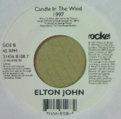 画像1: $ ELTON JOHN / CANDLE IN THE WIND 1997 (31456 8108 7) YYY74-5-40 後程済