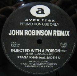 画像1: $ KHAN feat.JADE 4 U / INJECTED WITH A POISON (JOHN ROBINSON REMIX) Y? 在庫未確認