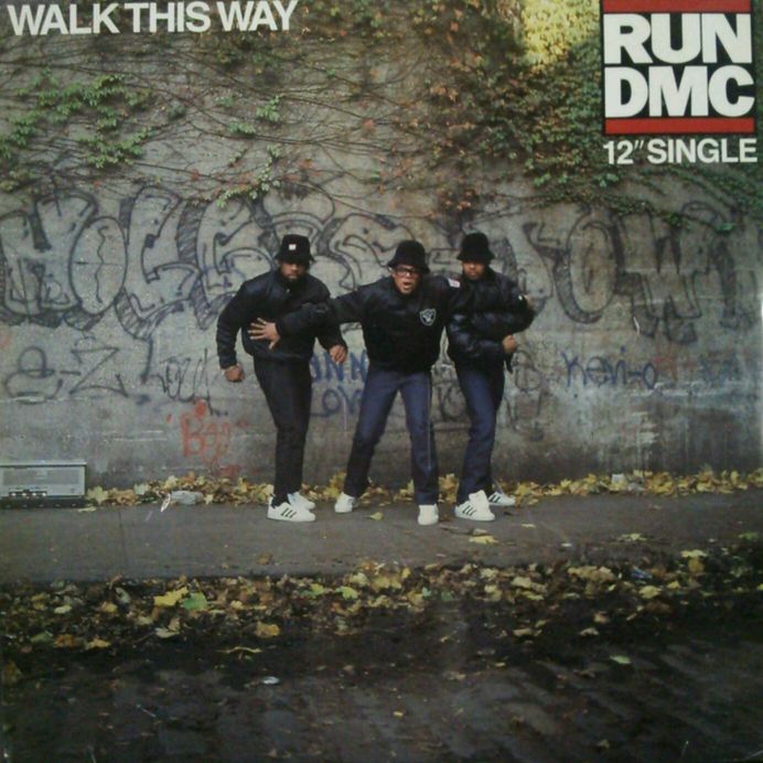 RUN DMC / Walk This Way (US) オリジナルシールド 残少 A5600 - Nagoya Mega-Mix
