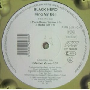 画像: $ BLACK NERO / RING MY BELL (INT 128.092) 原修正 Y40 在庫未確認