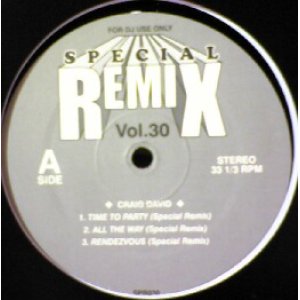 画像: %% CRAIG DAVID / SPECIAL REMIX VOL.30 残少 Y? 在庫未確認