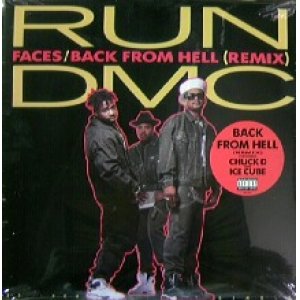 画像: $ RUN DMC / FACES / BACK FROM HELL (REMIX) Feat. CHUCK D, ICE CUBE (PRO-7328) YYY155-2216-6-12 後程済