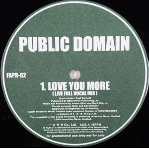 画像: $$ PUBLIC DOMAIN / LOVE YOU MORE （FAPR-62）YYY6