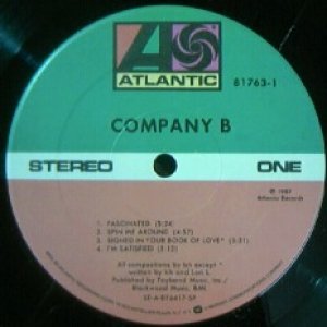 画像: $ Company B / Company B (81763-1) Fascinated (LP) YYY473-4948-2-20+