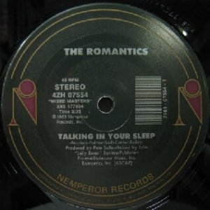 画像: $ THE ROMANTICS / TALKING IN YOUR SLEEP (4ZH 07554) Y28