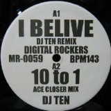 画像: $ DIGITAL ROCKERS / I BELIVE (DJ TEN REMIX) Digital Rockers / I Believe (MR-0059) Y30