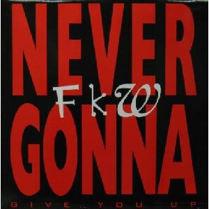 画像: FKW / NEVER GONNA GIVE YOU UP (PWLT 273) Y? 在庫未確認