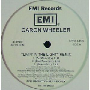 画像: $ CARON WHEELER / LIVIN' IN THE LIGHT REMIX (US) EMI PROMO (SPRO-56175) Y?