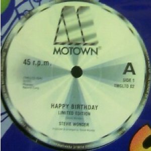 画像: Stevie Wonder / Happy Birthday / Sir Duke (TMGLTD 02) 最終
