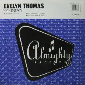 画像: $ EVELYN THOMAS / HIGH ENERGY (CULT MIX) Almighty Records (12 ALMY 45) YYY336-4159-5-15