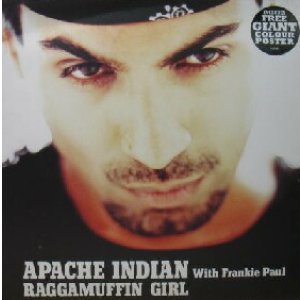 画像: $ APACHE INDIAN With Frankie Paul / RAGGAMUFFIN GIRL (12 IS 606) YYY335-4183-5-30 原修正