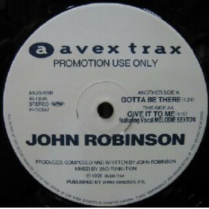 画像: JOHN ROBINSON / GOTTA BE THERE  原修正