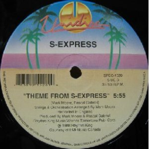 画像: $ S-Express / Theme From S-Express (SPEC-1528) Bohannon / Let's Start The Dance (Remix 91) Y7+2