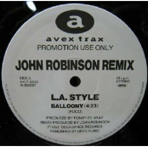 画像: $ L.A. STYLE / BALLOONY (AVJT-2229) JOHN ROBINSON REMIX YYY66-1366-5-60