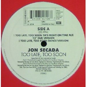 画像: $ JON SECADA / TOO LATE,TOO SOON (7243 8 84010 6 7) YYY207-3071-10-60