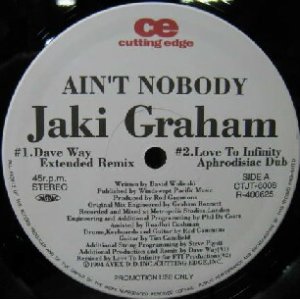 画像: $ JAKI GRAHAM / AIN'T NOBODY / BREAKING AWAY (CTJT-6008) YYY107-1721-20-36 後程済