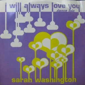 画像: $ SARAH WASHINGTON / I WILL ALWAYS LOVE YOU (DANCE MIX) 折 (12 almy 33) YYY173-2347-15-50  原修正