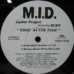 画像: $ Jupiter Project Featuring Ruey / Time After Time (M.I.D.-0028) モンチ 田中 原修正 Y30-3F-EV