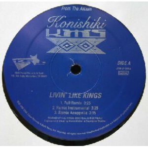 画像: $ Konishiki / LIVIN' LIKE KINGS (OSR-LP-2000) Y-10-5F+  原修正