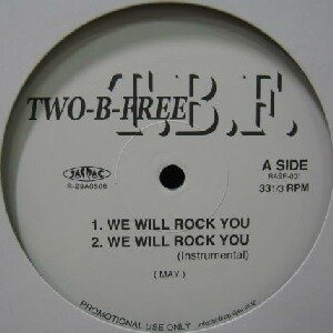 画像: $ TWO-B-FREE / WE WILL ROCK YOU (R-99A0506) YYY118-1836-25-55  原修正