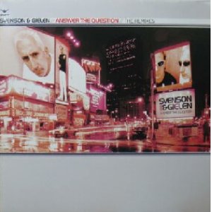 画像: SVENSON & GIELEN / ANSWER THE QUESTION THE REMIXES 