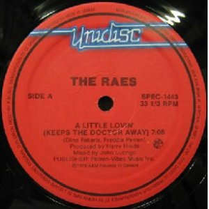 画像: $ THE RAES / A LITTLE LOVIN' (SPEC-1443) E.G. DAILY / SAY IT, SAY IT (懐かしい) Y? 在庫未確認