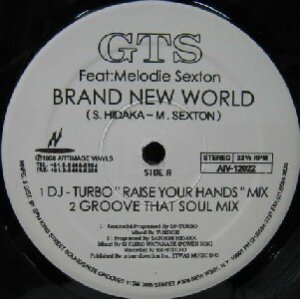 画像: $ GTS / BRAND NEW WORLD (AIV-12022) DJ-TURBO"RAISE YOUR HANDS"MIX YYY82-1505-15-15 後程済