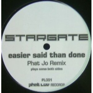 画像: %% StarGate / Easier Said Than Done (Phat Jo Remix) WHITE盤 (PL001) Y10?