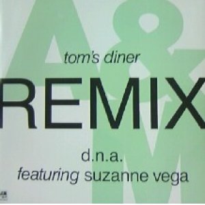 画像: %% D.N.A. featuring suzanne vega / TOM'S DINER (‎AMX 592) WHITE盤 (UK) 緑文字 YYY350-4387-6-6+ 後程済