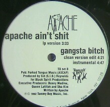 画像1: $ APACHE / GANGSTA BITCH * Apache Ain't Shit (TB 541) YYY334-4161-2-7?