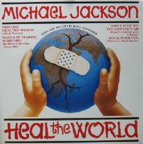 画像1: $ MICHAEL JACKSON / HEAL THE WORLD 他 名曲REMIX (658488 8) YYY65-1349-17-17 後程済