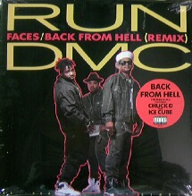画像1: $ RUN DMC / FACES / BACK FROM HELL (REMIX) Feat. CHUCK D, ICE CUBE (PRO-7328) YYY155-2216-6-12 後程済