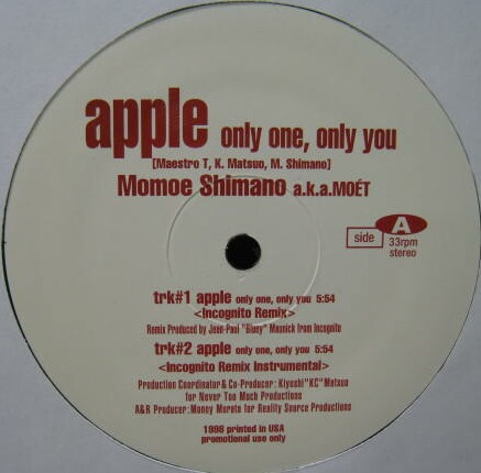 嶋野百恵 Momoe Shimano / apple only one, only you (PCAP - 1 