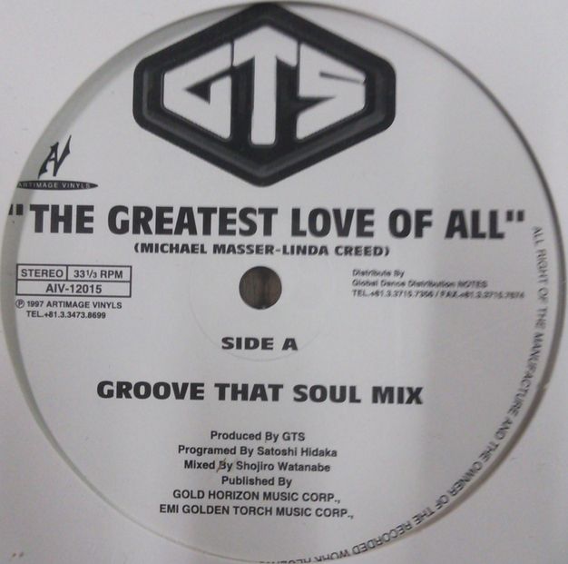 画像1: $$ GTS Feat. Melodie Sexton ‎/ The Greatest Love Of All (AIV-12015) YYY254-2946-9-10