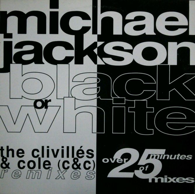 画像1: $ Michael Jackson / Black Or White (The Clivillés & Cole Remixes) Spain (EPC 657598 8) 最終 Y2-A5629