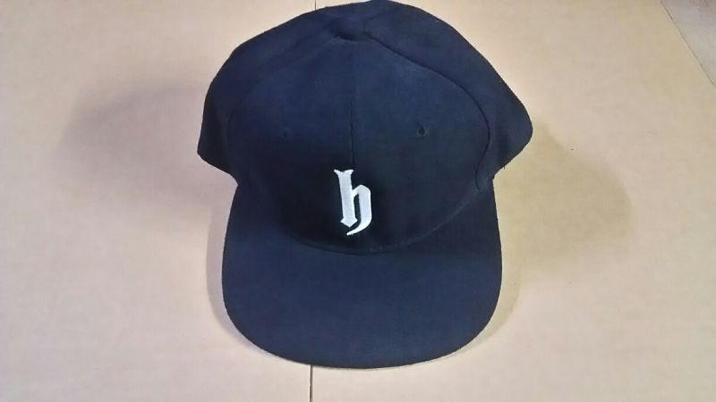画像1: DJ HONDA HAT 黒 (BLACK) 帽子 CAP (刺繡なし) Y1 後程済 YN