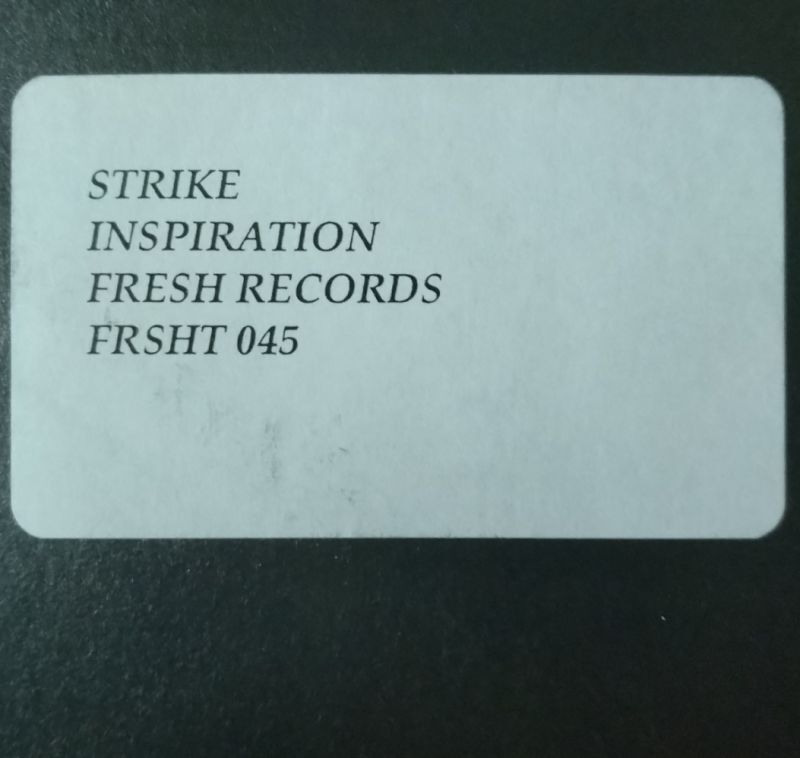 画像2: %% Strike / Inspiration (FRSHT45) センターレーベル白 YYY477-5084-6-6