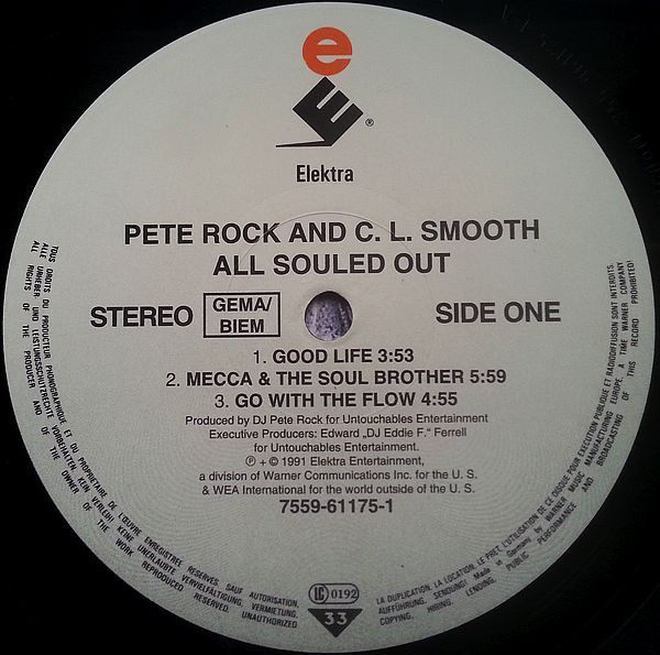 画像2: $ Pete Rock & C.L. Smooth / All Souled Out (EU) 独 (7559-61175-1) YYY481-5185-1-3+