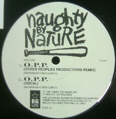 画像1: $ Naughty By Nature / O.P.P. Remixes (BLRT 74) UK 穴 YYY48-1064-4-30