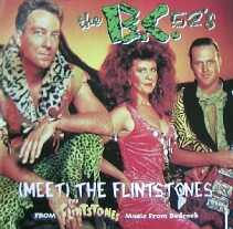 画像1: $ THE B.C. 52'S / (MEET) THE FLINTST ONES (MCS 1986)  7inch レコード 原修正 Y2
