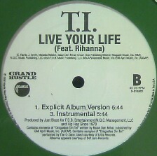 画像1: T.I. Feat. RIHANNA / LIVE YOUR LIFE 