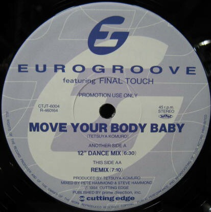 画像1: $ EUROGROOVE / MOVE YOUR BODY BABY ユーログルーヴ (CTJT-6004) Y10-5F 後程済