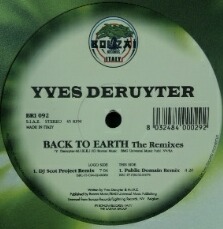 画像1: $ Yves Deruyter / Back To Earth (The Remixes)  原修正 (BRI 092) Y40?
