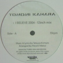 画像1: $ TOMOMI KAHARA (華原朋美) / I BELIEVE 2004 (UNVA-1001) Tomomi Kahala YYY76-1477-11-11