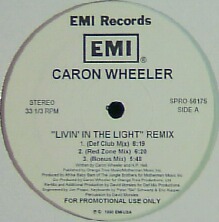 画像1: $ CARON WHEELER / LIVIN' IN THE LIGHT REMIX (US) EMI PROMO (SPRO-56175) Y?